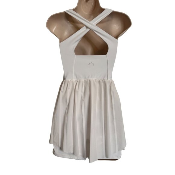 Varley Carina Minidress Size XS Removable Padded Shelf Bra White Pickleball Tenn - Picture 11 of 16